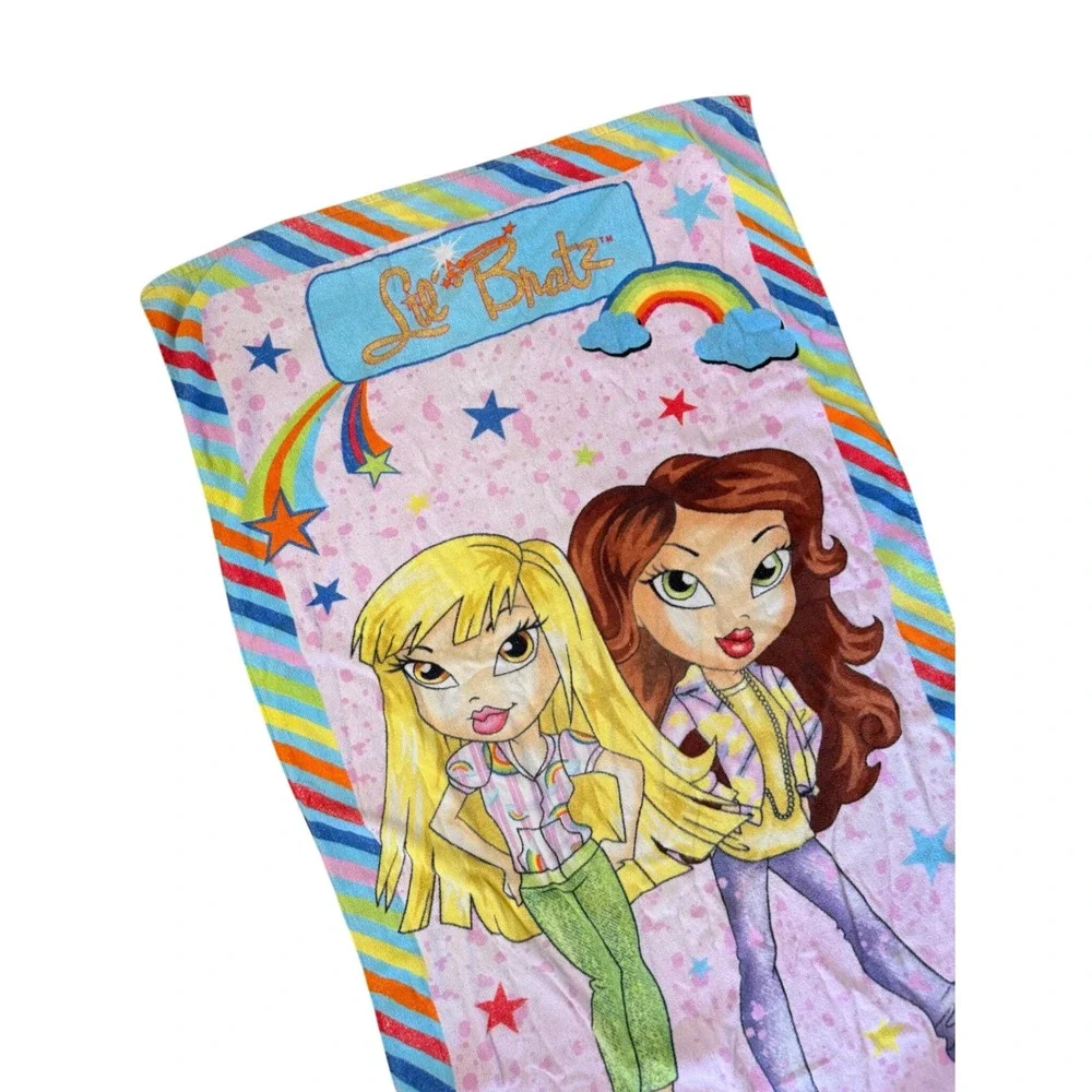 Y2K 2000s‎ Lil Bratz Vintage Beach Towel Rainbow Towel